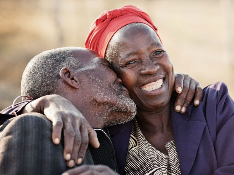 two people hugging